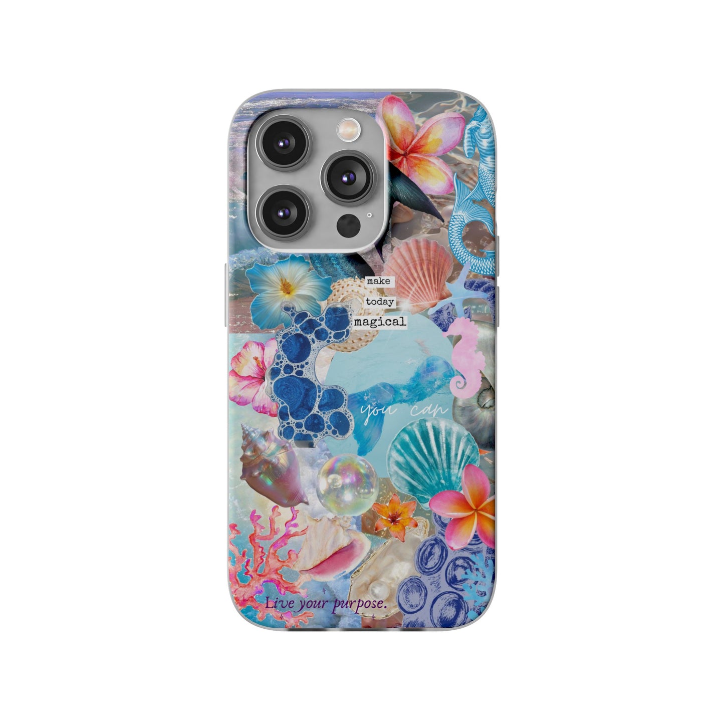 Mermaid Coquette Collage Phone Case