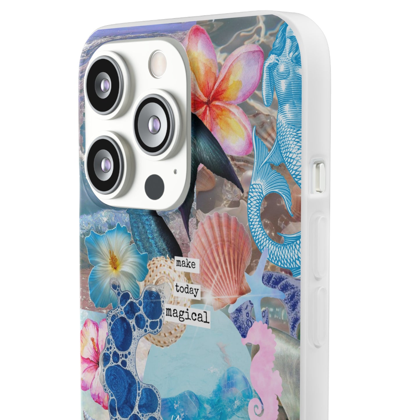 Mermaid Coquette Collage Phone Case