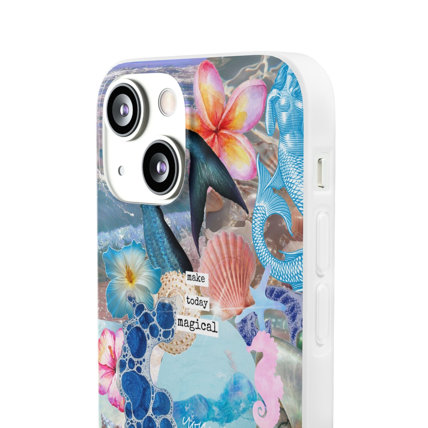 Mermaid Coquette Collage Phone Case