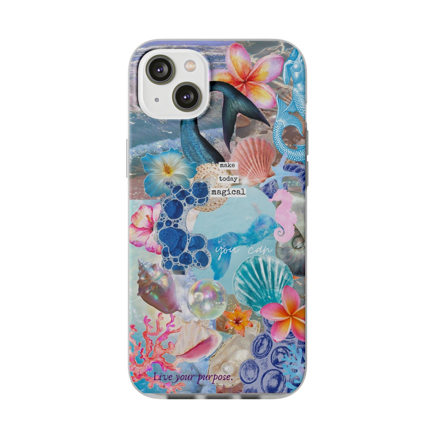 Mermaid Coquette Collage Phone Case