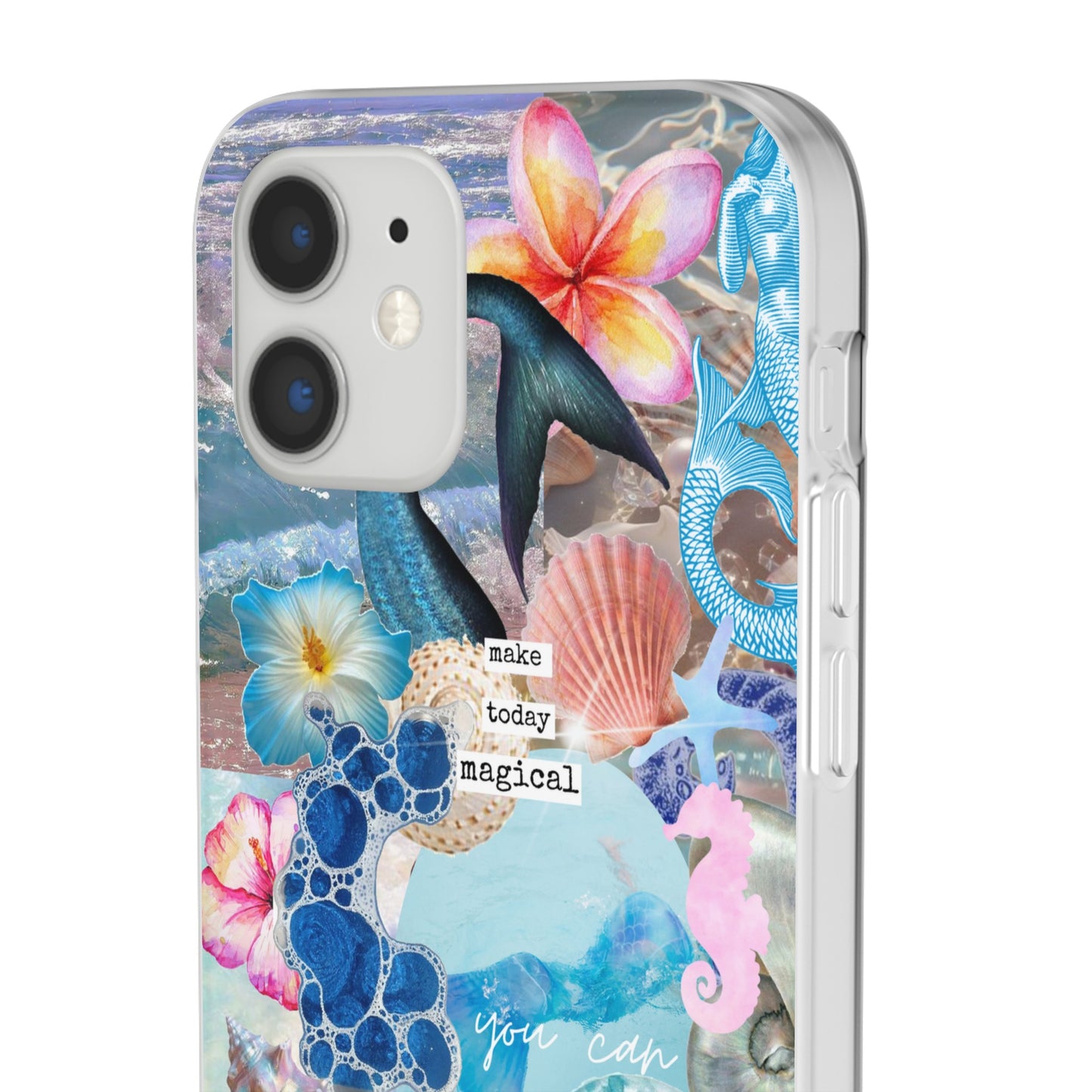 Mermaid Coquette Collage Phone Case