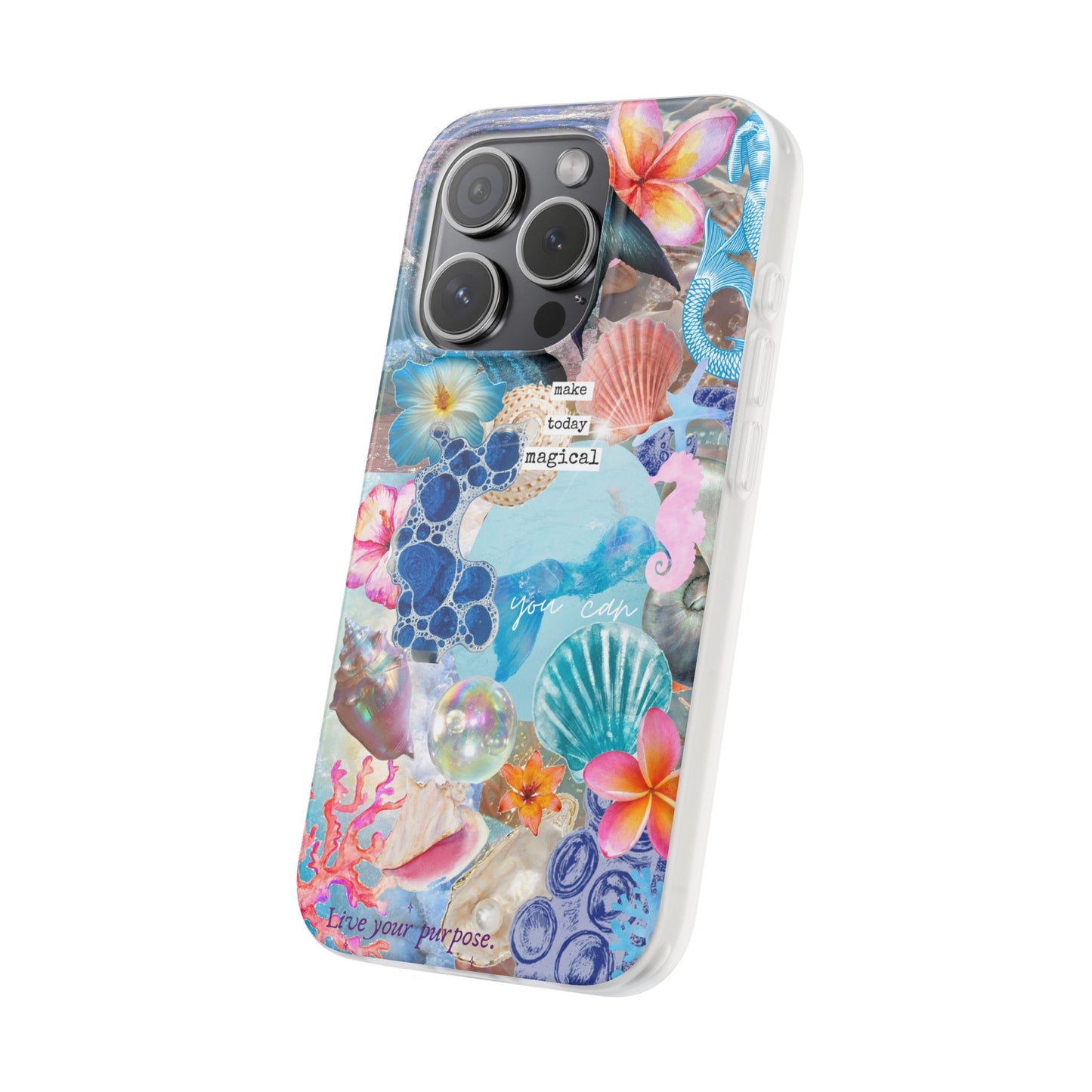 Mermaid Coquette Collage Phone Case