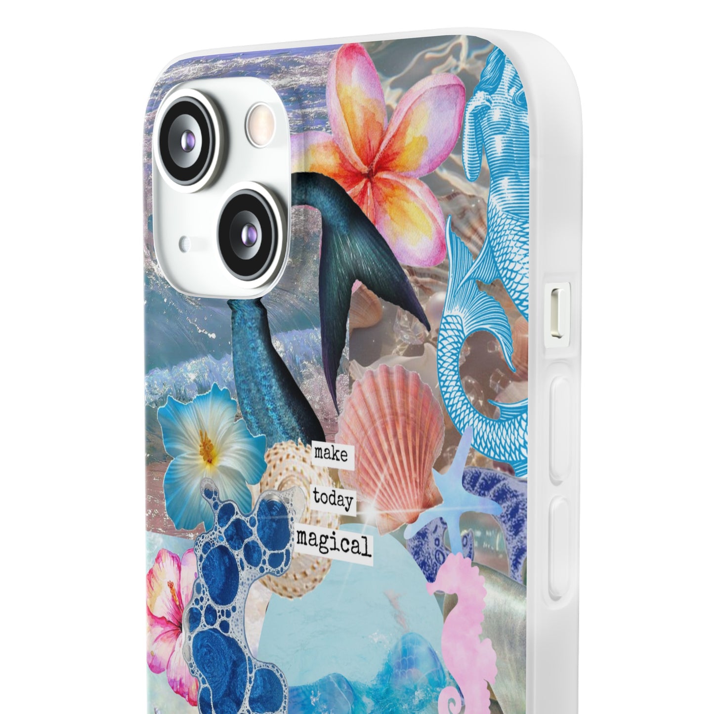 Mermaid Coquette Collage Phone Case