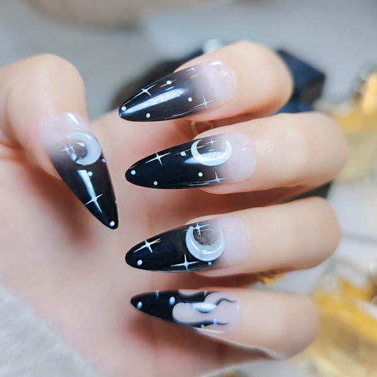 MOON PHASES PRESS ON NAILS