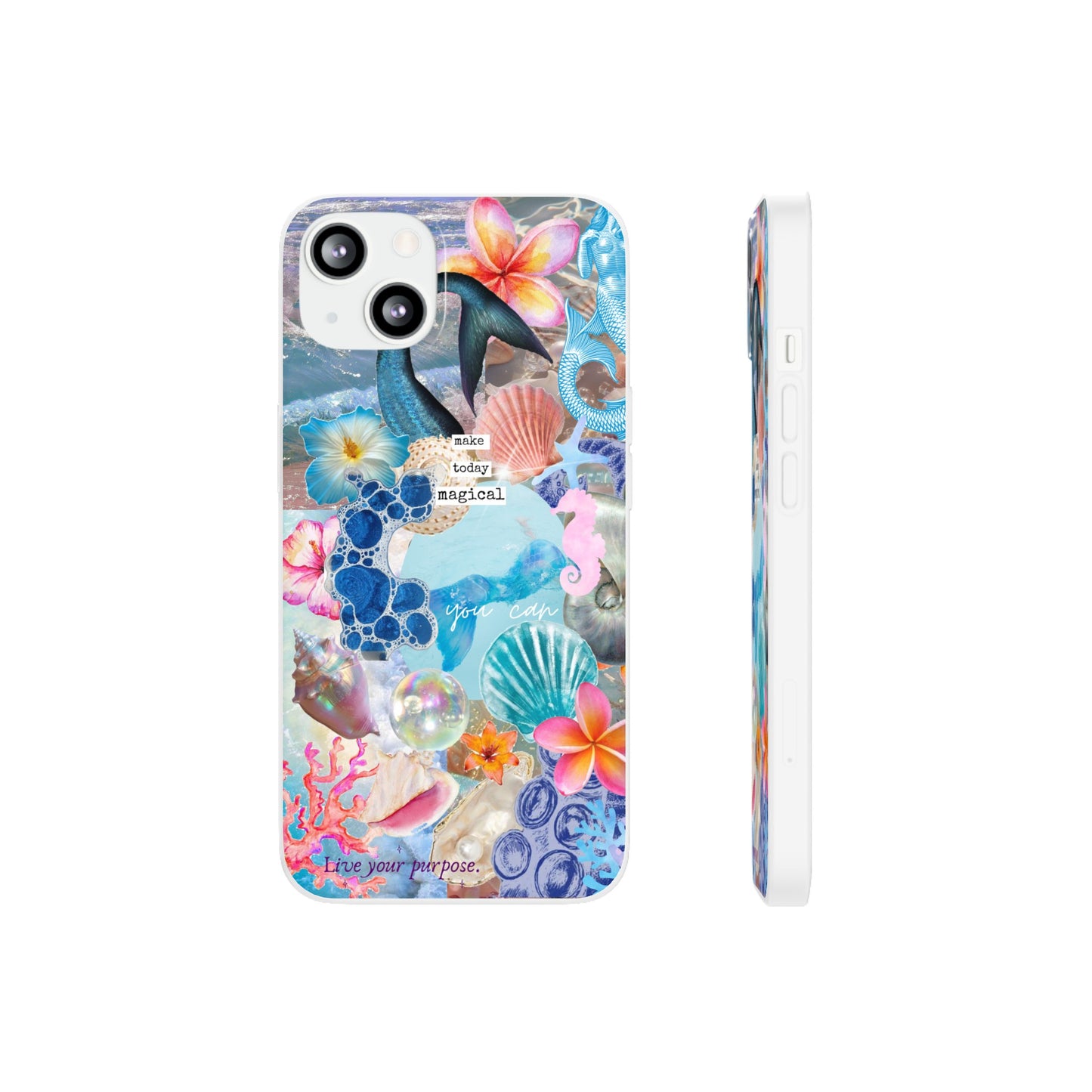 Mermaid Coquette Collage Phone Case