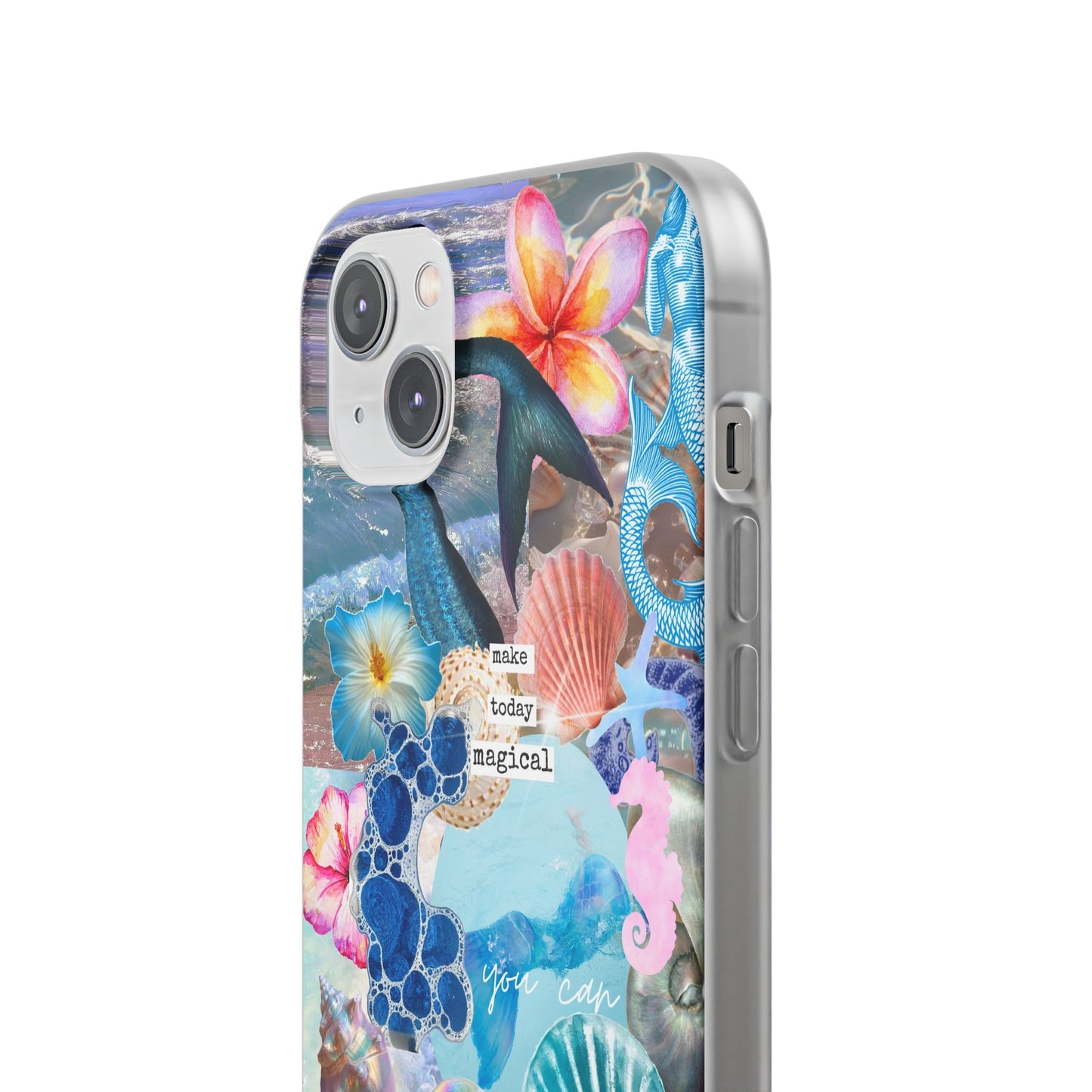 Mermaid Coquette Collage Phone Case