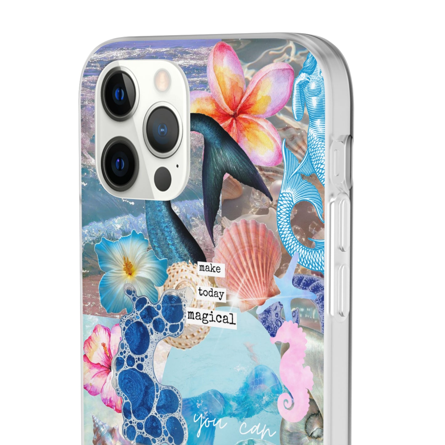 Mermaid Coquette Collage Phone Case