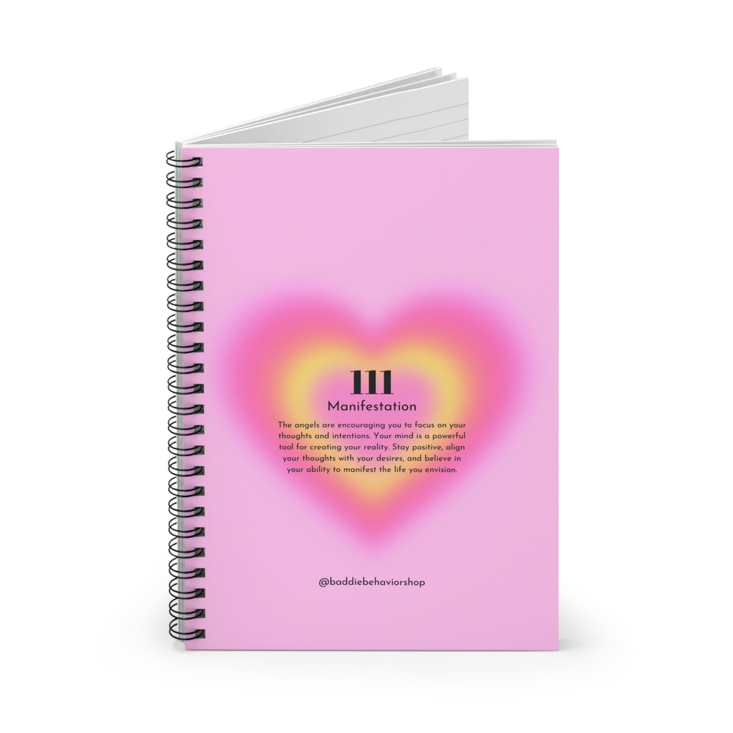 Manifest 111 Spiral Notebook -